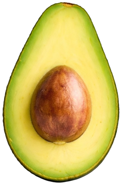 Cut avocado